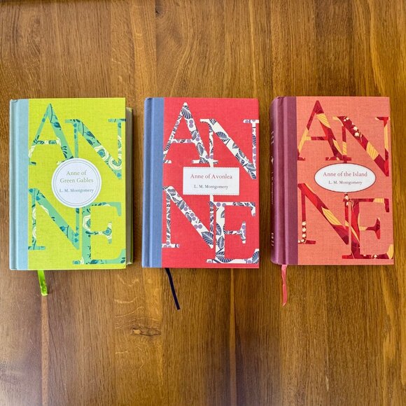 ANNE OF GREEN GABLES Hardcover Books Box Set Vol. 1-3 L.M. Montgomery Tundra HTF - Picture 2 of 16